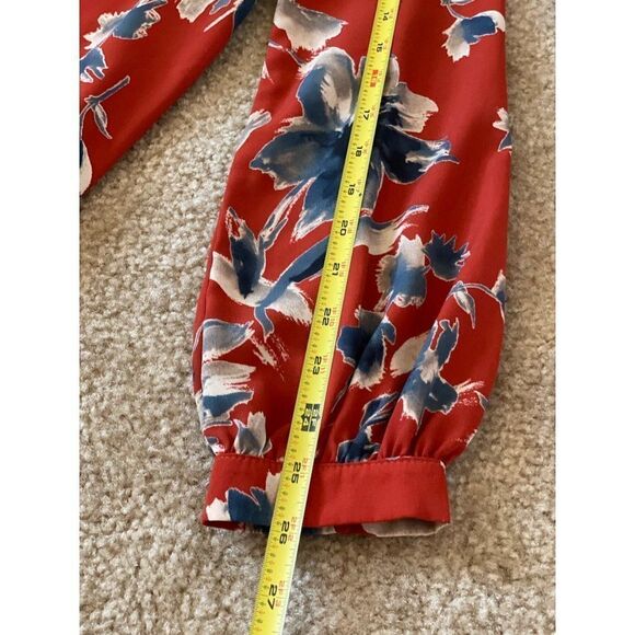 Christian Caliendo Floral swing dress Small triangular keyhole front & back EUC - Picture 13 of 16